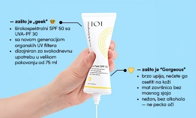 Stigao je Geek&Gorgeous Zero Feel SPF 50!