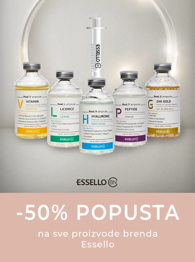 Essello proizvodi sniženi neverovatnih 50%.