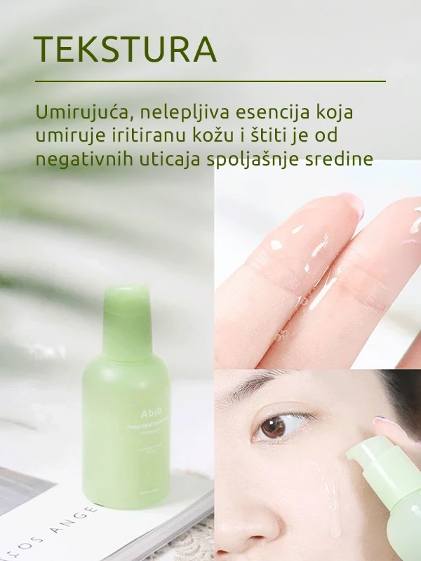 Abib Heartleaf Calming Pump esencija 50 ml