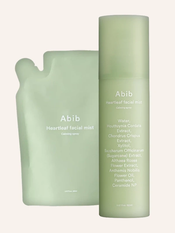 Abib Heartleaf Facial Mist Calming sprej 150 ml + refil 150 ml