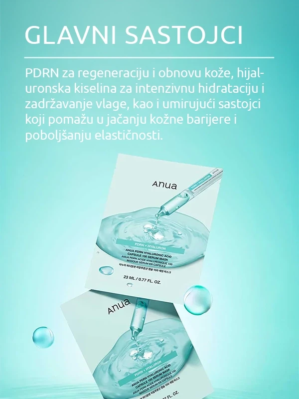 Anua PDRN Hyaluronic Acid Capsule 100 serum maska 23 ml
