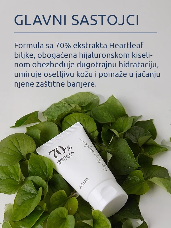 Anua 70% Heartleaf Soothing Mini losion 20 ml
