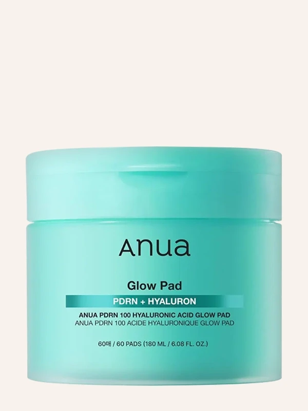 Anua PDRN Hyaluronic Glow tupferi za lice 180ml/60 komada