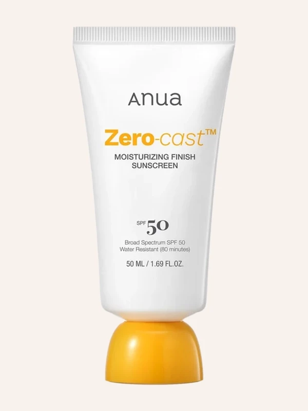 Anua Zero-cast Moisturizing Finish SPF 50 krema za zaštitu od sunca 50 ml