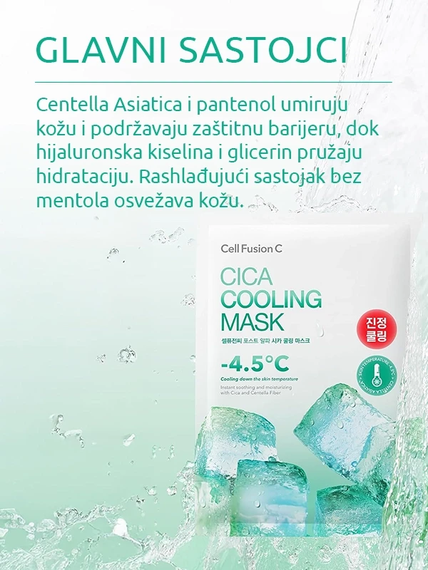 Cell Fusion C Post Alpha Cica Cooling maska za lice 27 g