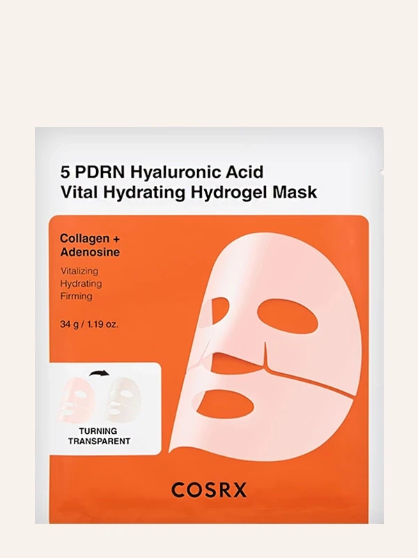 CosRX 5 PDRN Hyaluronic Acid Vital Hydrating hidrogel maska 34 g