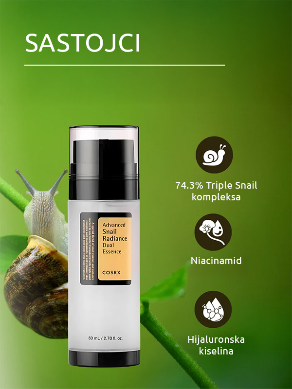 CosRX Dual esencija puževa sluz 80ml