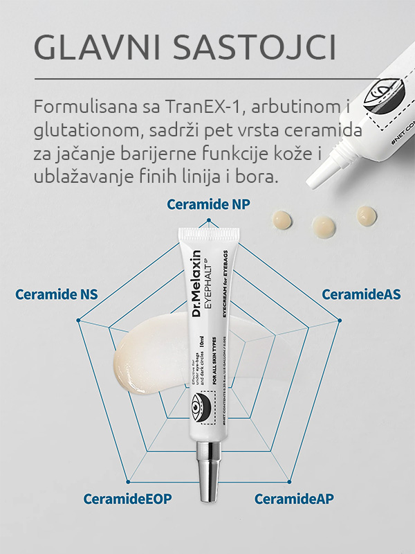 Dr.Melaxin Eyephalt Eyebag krema za područje oko očiju 10ml
