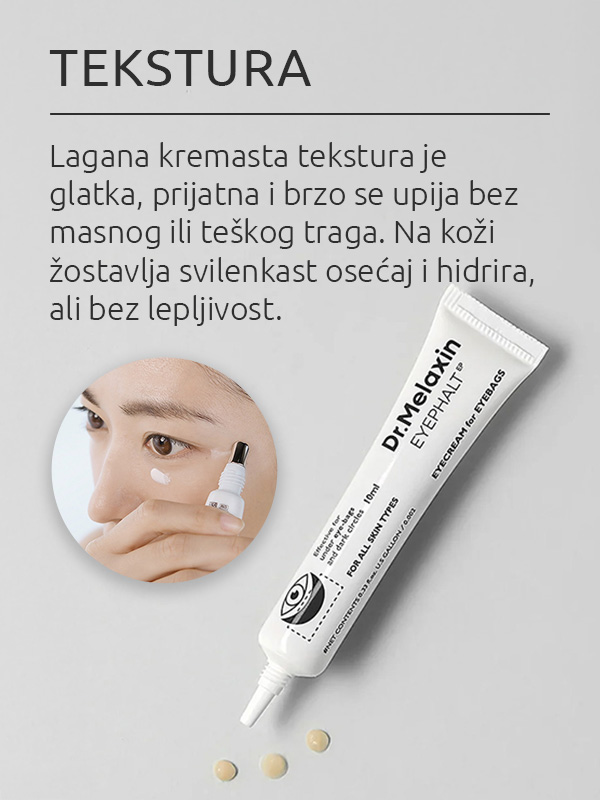 Dr.Melaxin Eyephalt Eyebag krema za područje oko očiju 10ml