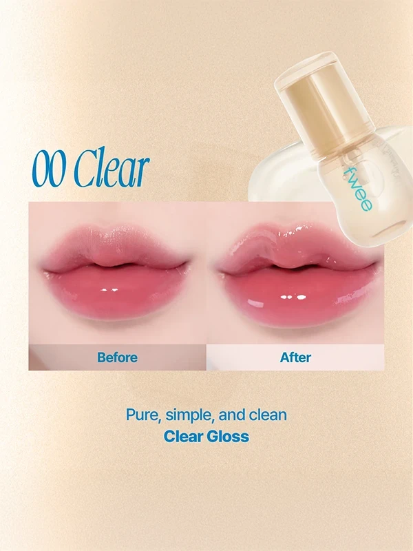 fwee 3D Changing gloss sjaj za usne 0 Clear 5.3g