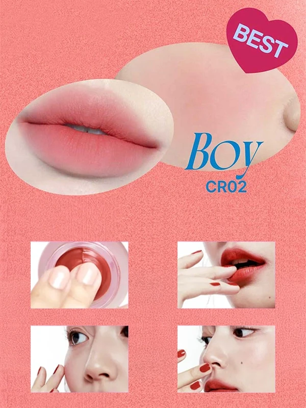 fwee Keyring Lip&Cheek Blurry Pudding Pot CR02 Boy rumenilo/ruž za usne 5g