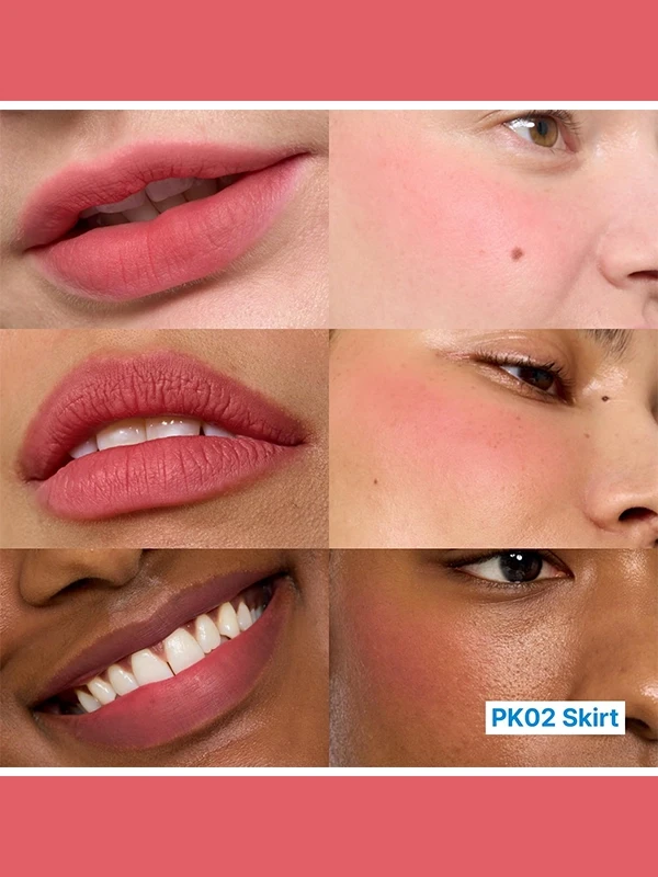 fwee Lip&Cheek Blurry Pudding Pot PK02 Skirt rumenilo/ruž za usne 5g