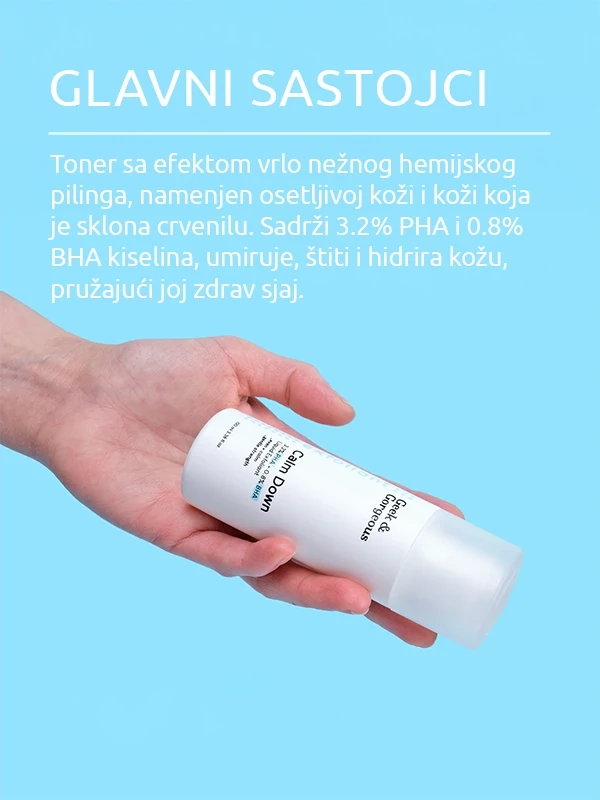 Geek&Gorgeous Calm down 3.2% PHA + 0.8% BHA toner 100ml