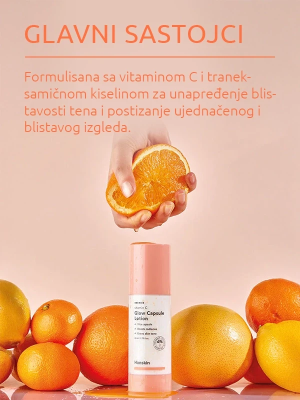 Hanskin Vitamin C Glow Capsule losion za lice 80 ml