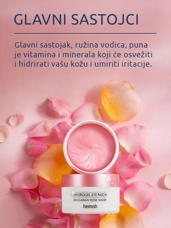 Heimish Hydrogel maska za predeo ispod očiju sa ekstratom ruže 60 kom.