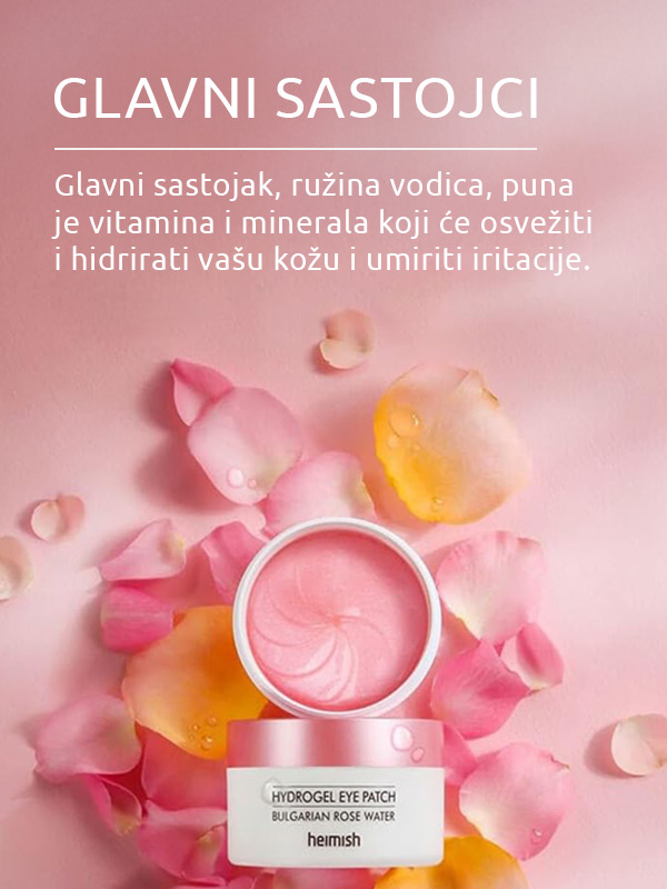 Heimish Hidrogel maska za predeo ispod očiju sa ekstratom ruže 60 kom.