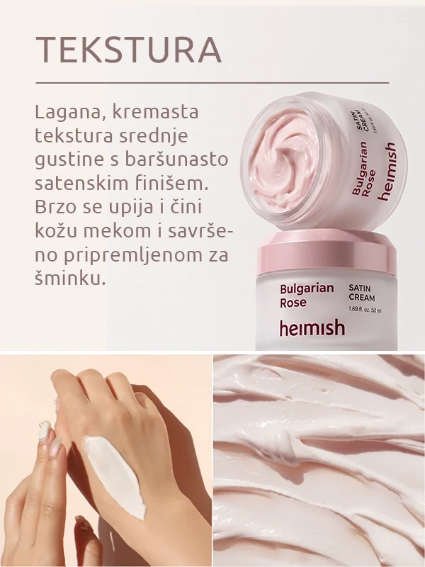 Heimish Saten krema sa ekstratom ruže 55 ml