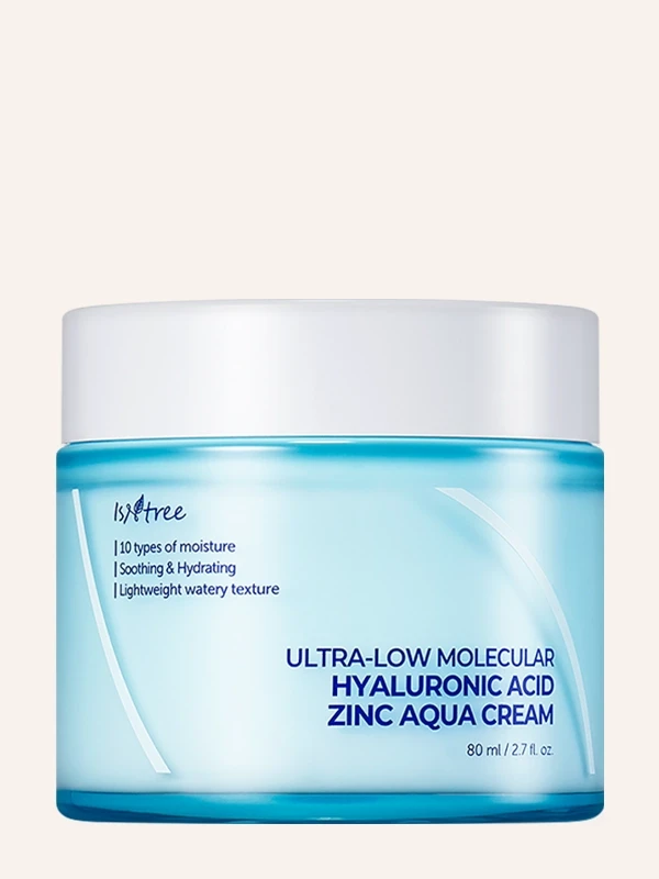 Isntree Ultra-low Molecular  Hyaluronic Acid Zinc Aqua krema 80ml