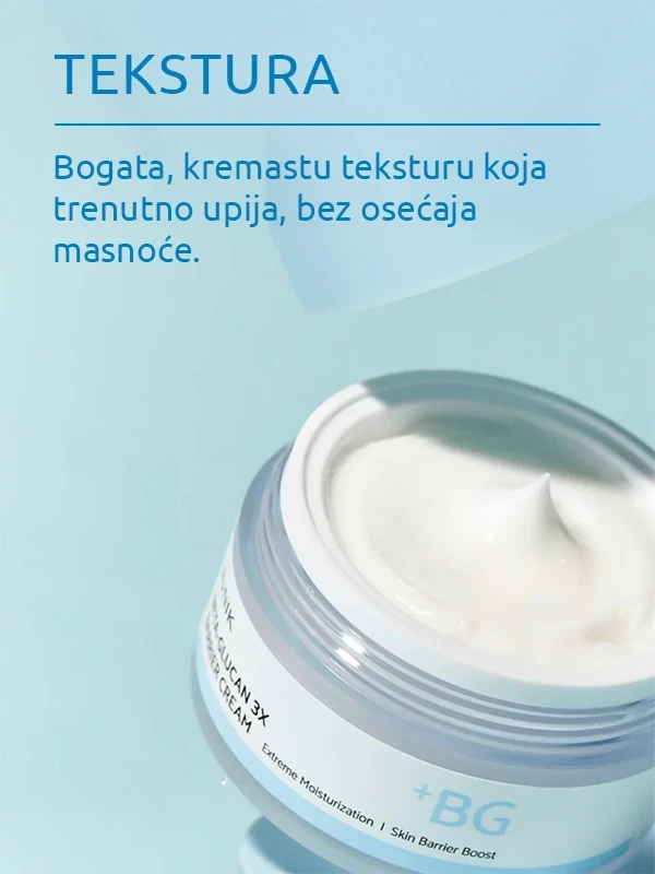 IUNIK Beta Glucan 3X Barrier krema 50 ml