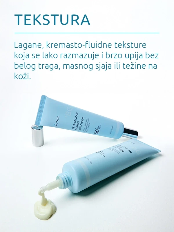 IUNIK Beta Glucan Barrier krema SPF 50+ PA++++ 60 ml