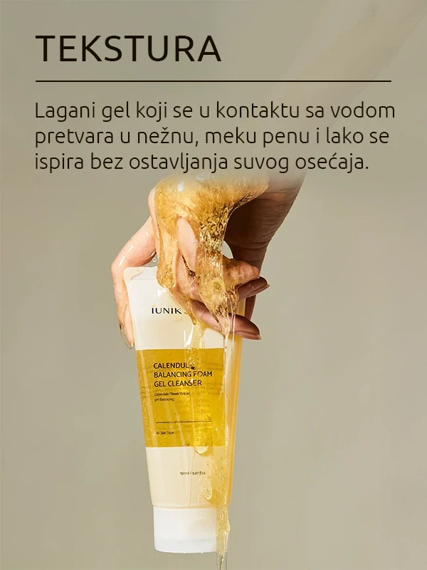 iUNIK Calendula Balancing pena za umivanje 150 ml