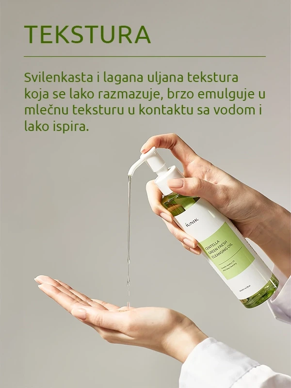 iUNIK Centella Green Fresh Cleansing ulje za čišćenje lica 200 ml