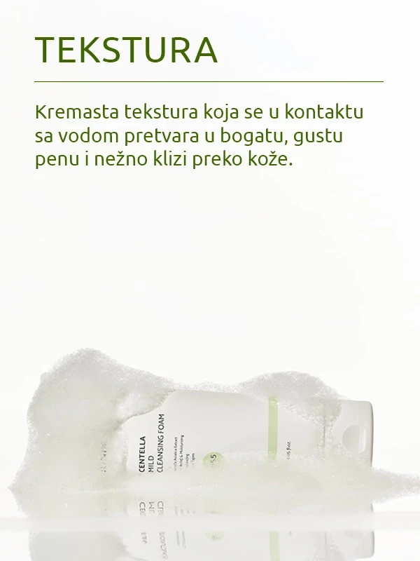 iUNIK Centella Mild Cleansing pena za umivanje 120 ml