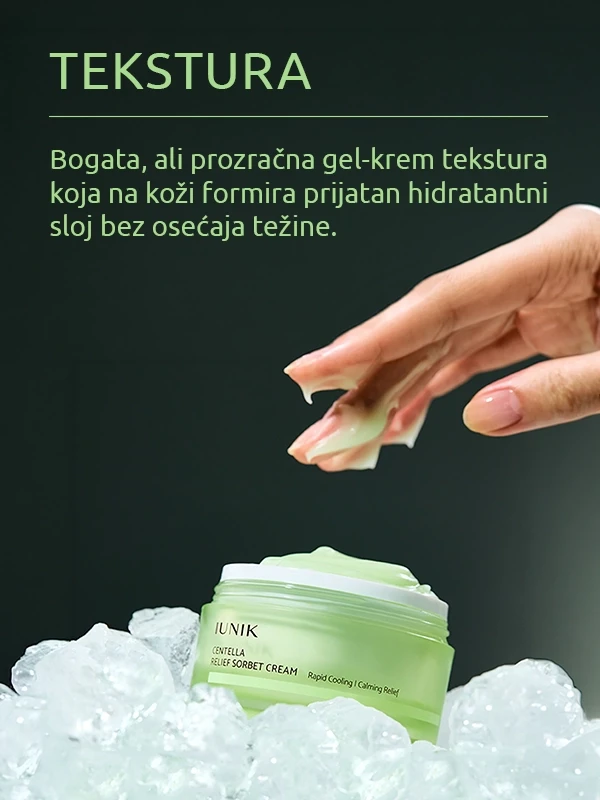 iUNIK Centella Relief Sorbet krema za lice 50 ml
