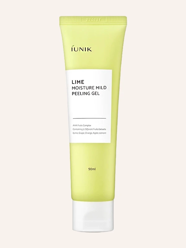 iUNIK Lime Moisture Mild pilng gel za lice 90 ml