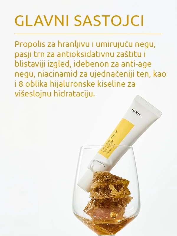 iUNIK Propolis Vitamin Eye krema za područje oko očiju 30 ml
