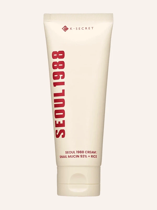 K-secret Seoul 1988 krema: Snail Mucin 93% + Rice 100ml