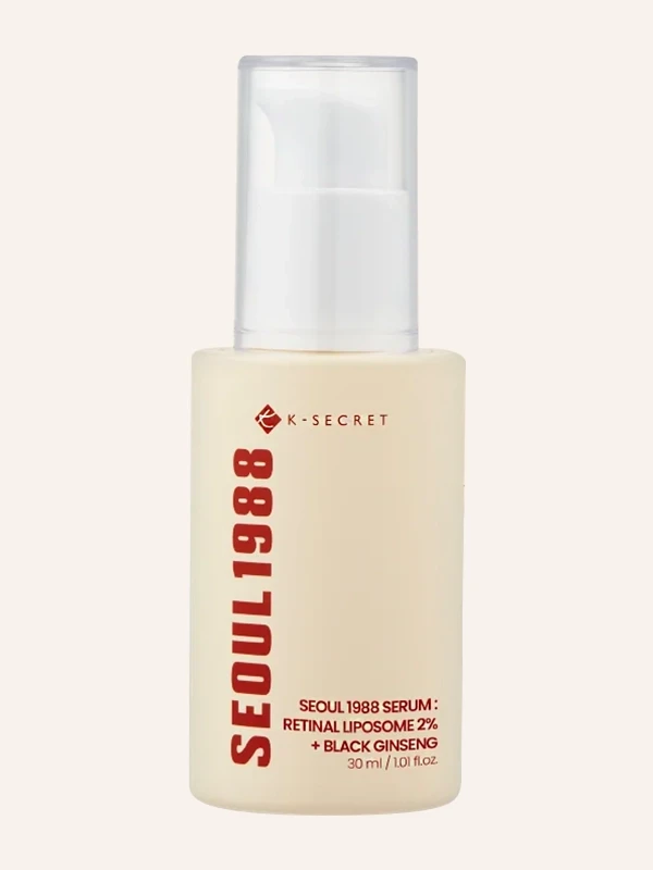 K-Secret Seoul 1988 serum: Retinal Liposome 2% + Black Ginseng 30ml