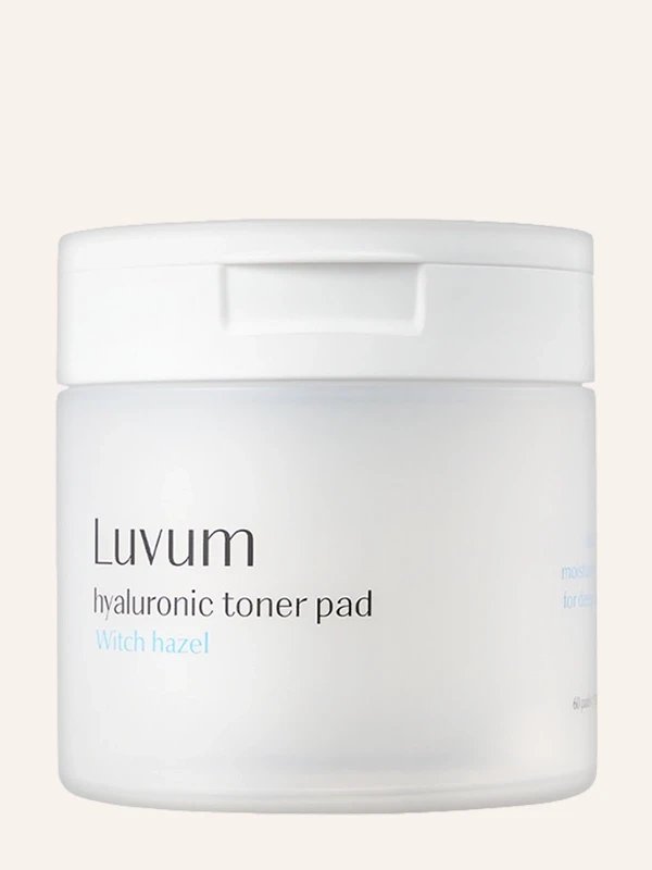Luvum Hyaluronic Witch Hazel tupferi za lice 60 kom. 130 ml