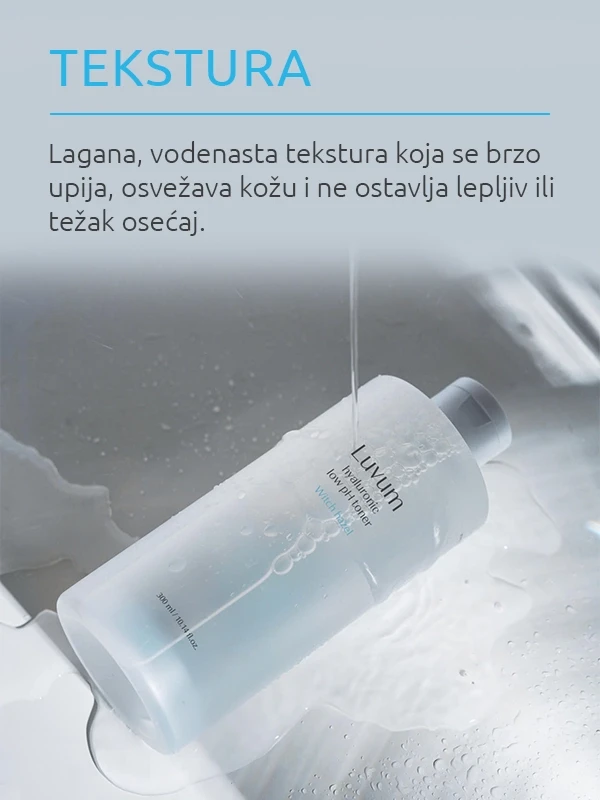 Luvum Witch Hazel Hyaluronic Low pH toner 300 ml
