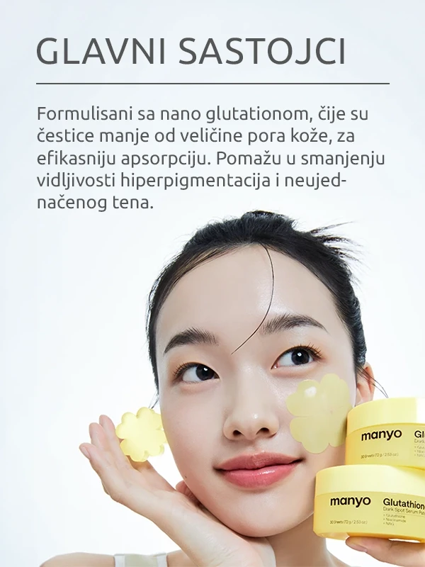 Ma:nyo Glutathione 7 Dark Spot serum tupferi za lice 30 ml / 30 kom.