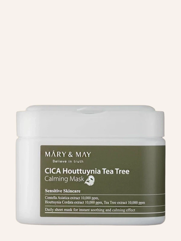 Mary&May Cica Houttuynia Tea tree umirujuća sheet maska 400g/30 kom.