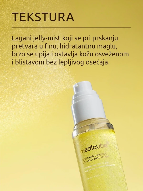 Medicube Kojic Acid Termeric Vita Jelly Mist serum 100 ml