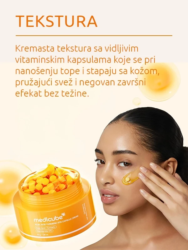 Medicube Kojic Acid Turmeric Vita Capsule krema 53 g
