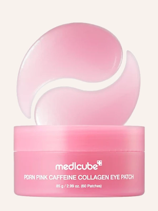 Medicube PDRN Pink Caffeine Collagen hidrogel maske za područje ispod očiju 60 kom.