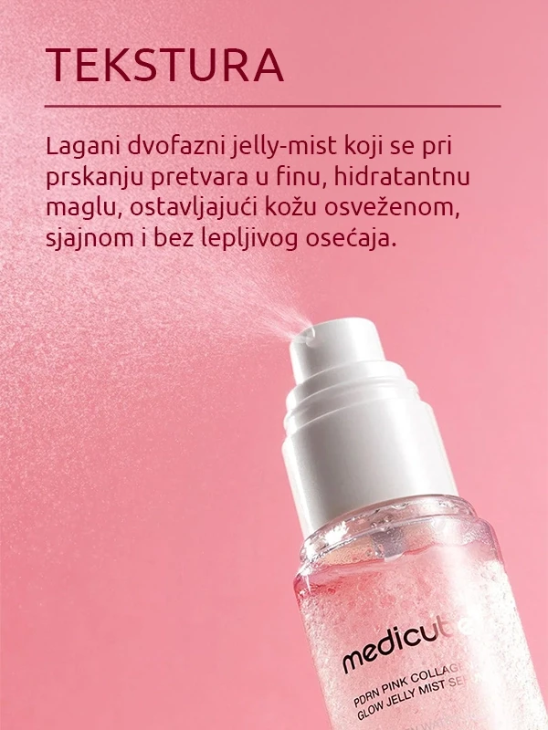 Medicube PDRN Pink Collagen Glow Jelly Mist serum 100 ml
