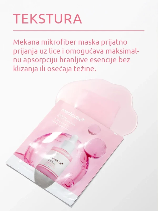 Medicube PDRN Pink Peptide serum maska za lice 23 ml