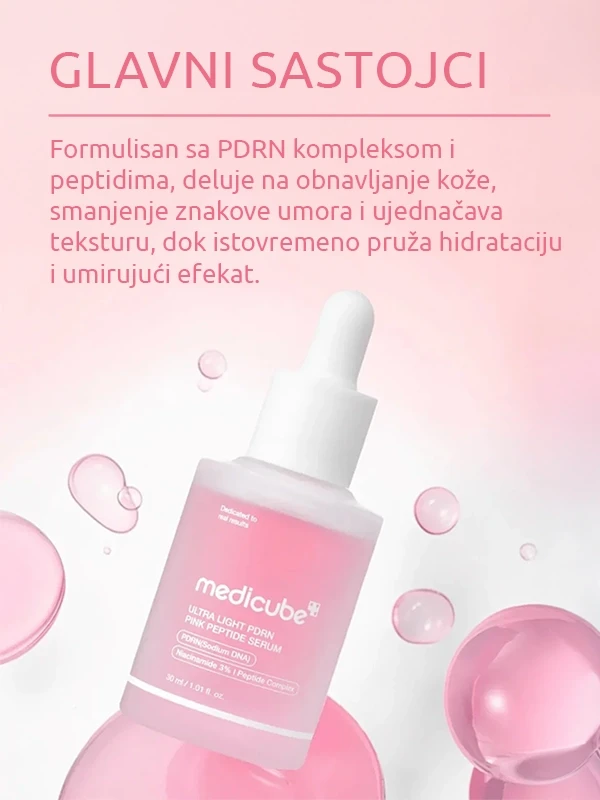 Medicube PDRN Pink Peptie Ultra Light serum 30 ml