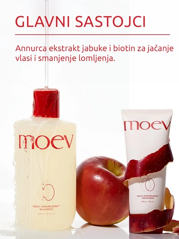 Moev Mini Duo putni set za kosu (šampon i tretman) 50 g+50 g