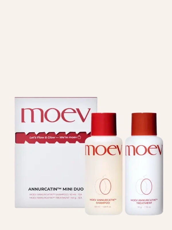 Moev Mini Duo putni set za kosu (šampon i tretman) 50 g+50 g