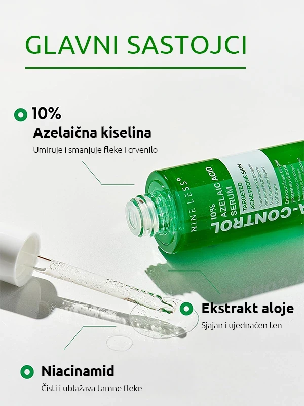 Nine Less A-Control 10% Azelaic Acid serum 30ml