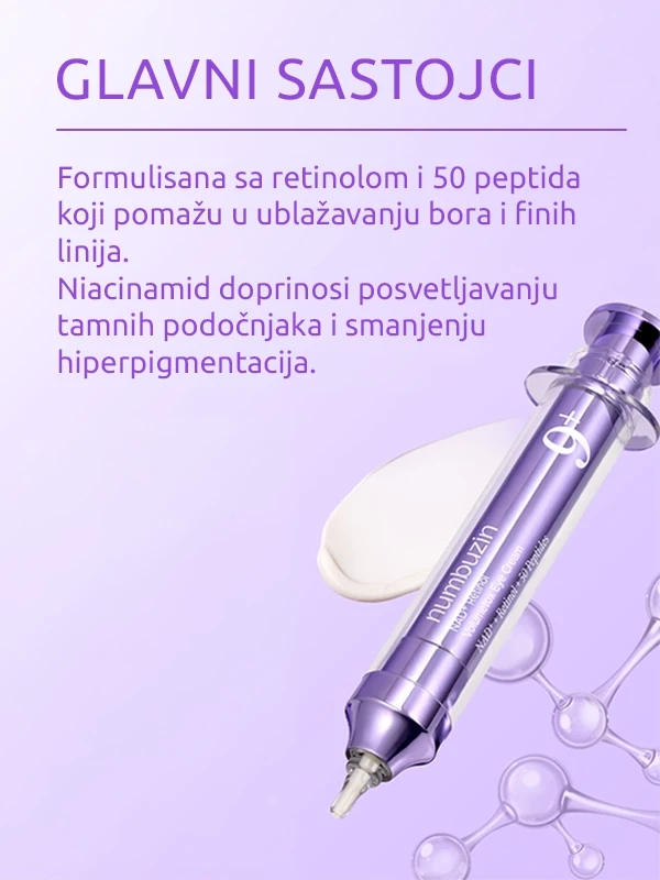 Numbuzin No.9 NAD+ Retinol Volumetox Eye krema 10 ml