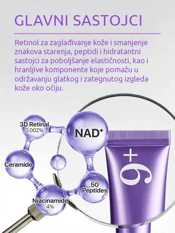 Numbuzin No.9 NAD+ Retinol Volumetox Eye krema 20 ml