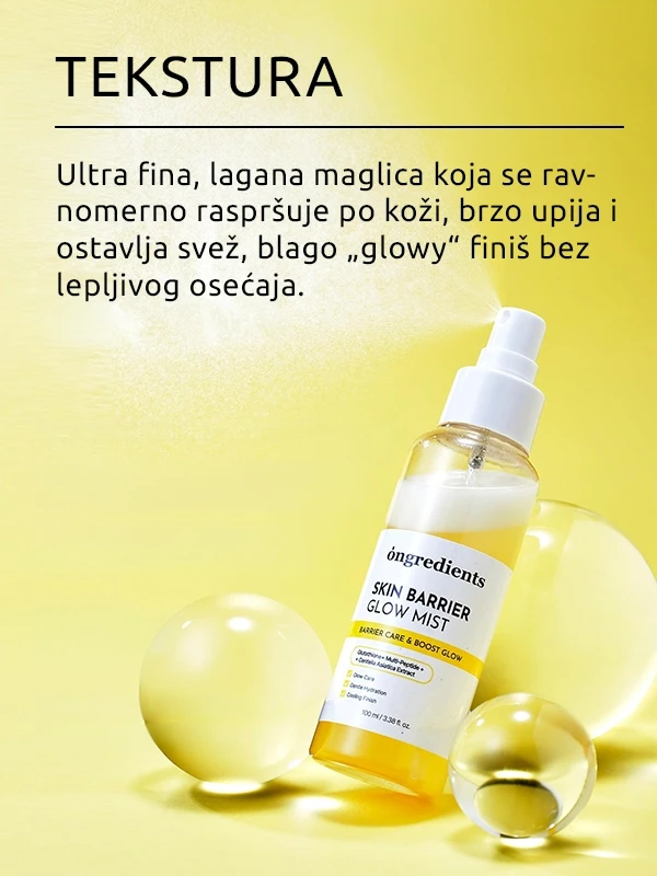 Ongredients Skin Barrier Glow toner u spreju 100 ml