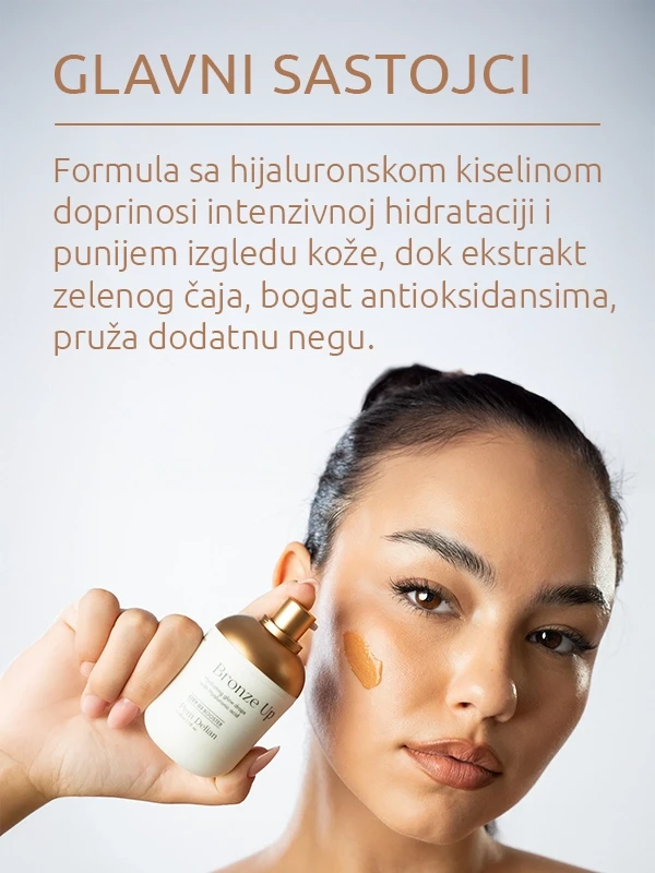 Pem Delian Hydrating Brightening fluid sa hijaluronskom kiselinom Bronze Up 30 ml