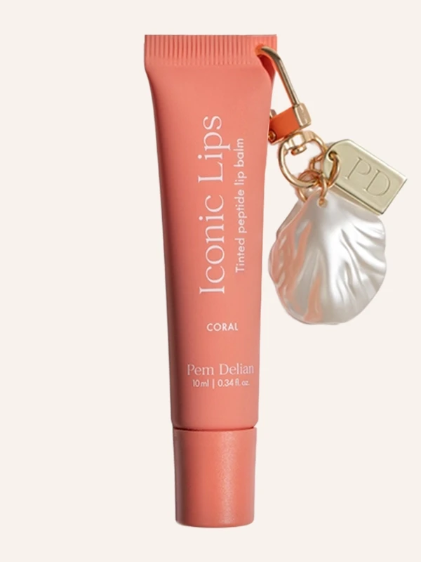 Pem Delian lconic Lips Coral Tinted balzam za usne sa priveskom 10 ml